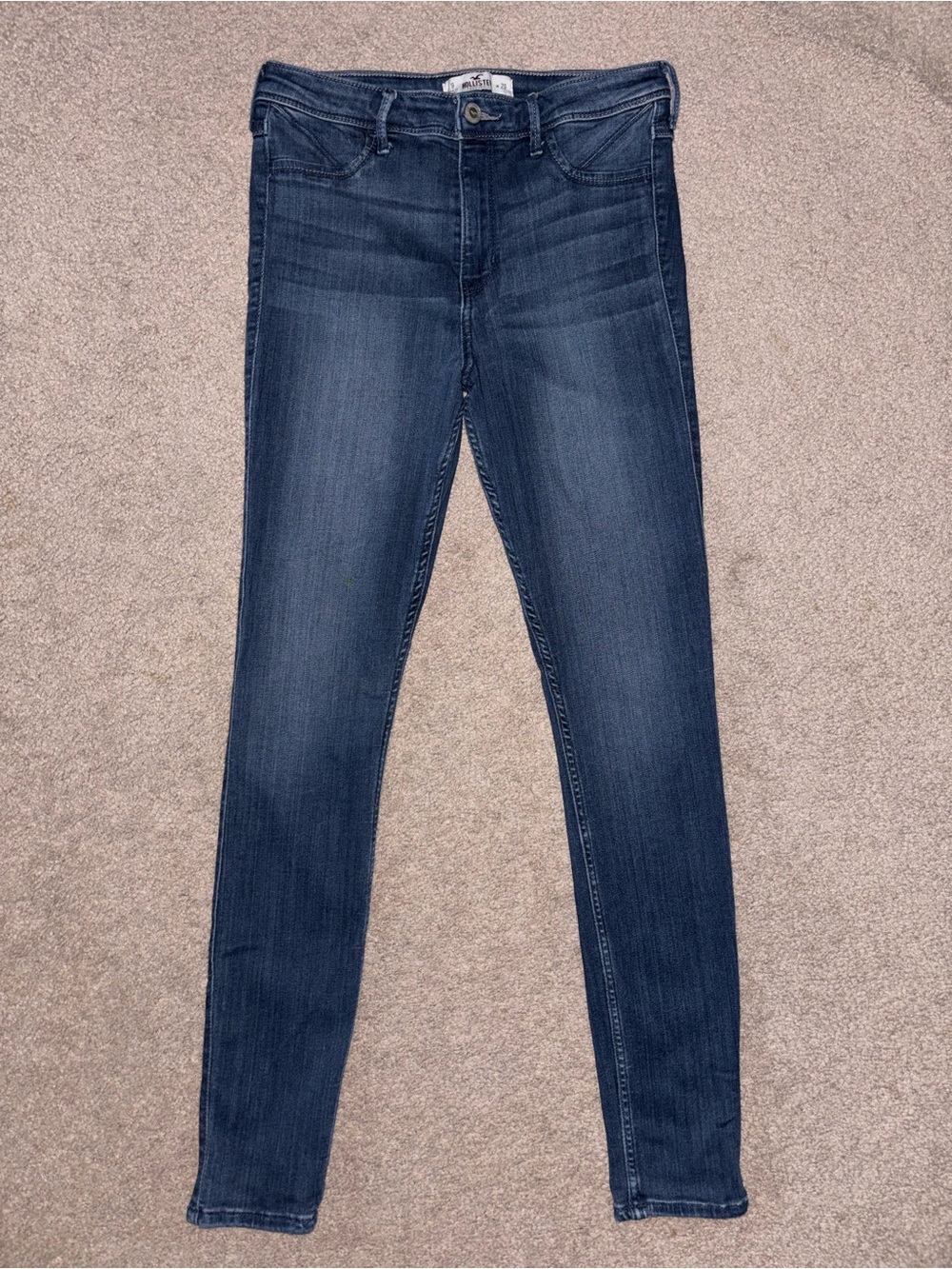 Hollister Women's Dark Indigo Skinny Jeans